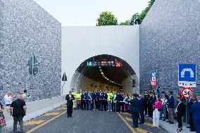 New Tende Tunnel Linking Roya Valley And Limone Inauguration