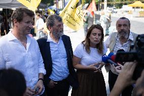 Farmers banquet against the Duplomb law - Paris