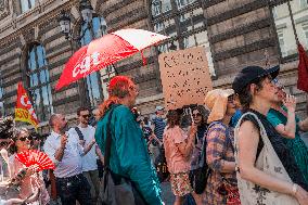French Public Broadcasting On Strike - Paris