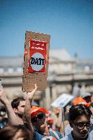 French Public Broadcasting On Strike - Paris