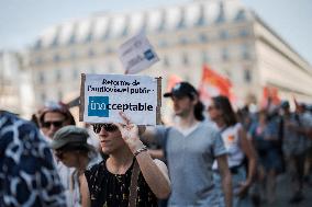 French Public Broadcasting On Strike - Paris