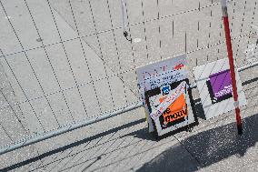 French Public Broadcasting On Strike - Paris