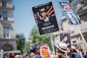 French Public Broadcasting On Strike - Paris