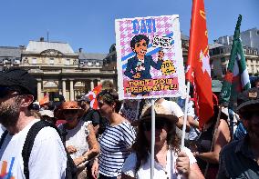 French Public Broadcasting On Strike - Paris