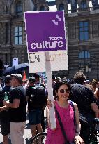 French Public Broadcasting On Strike - Paris