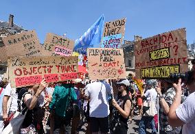 French Public Broadcasting On Strike - Paris