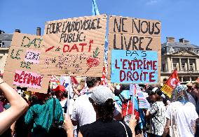 French Public Broadcasting On Strike - Paris