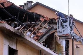 Appartement Explosion in Turin - Italy
