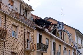 Appartement Explosion in Turin - Italy