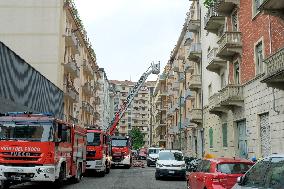 Appartement Explosion in Turin - Italy