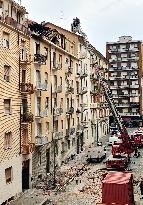 Appartement Explosion in Turin - Italy