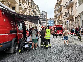 Appartement Explosion in Turin - Italy