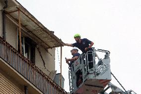 Appartement Explosion in Turin - Italy