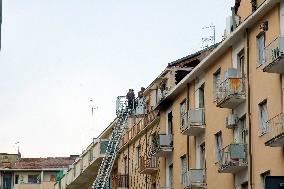 Appartement Explosion in Turin - Italy