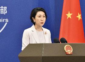 Chinese Foreign Ministry spokeswoman