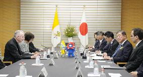 Vatican's secretary of state in Japan