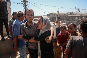 Israeli Airstrike in Gaza City