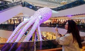 Giant Marine Biological Art Installation