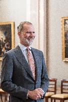 King Felipe VI during an audience - Seville