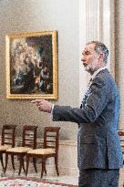 King Felipe VI during an audience - Seville