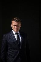 Emmanuel Macron Welcomes Swiss President Karin Keller-Sutter - Paris