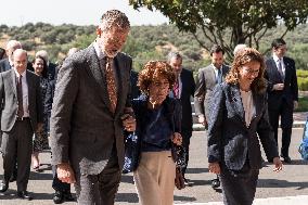 King Felipe Receives The Book Felipe Vi 2014 2024: Profiles Of A Decade - Madrid
