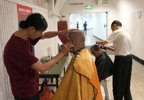 Six Air-Raid Shelters Open to Protect Against the Heat - China