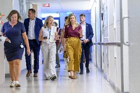 Queen Maxima Visits Radboud University Medical Center - Netherlands