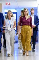 Queen Maxima Visits Radboud University Medical Center - Netherlands