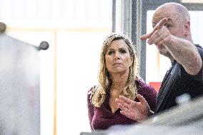 Queen Maxima Visits Radboud University Medical Center - Netherlands