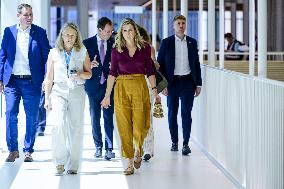 Queen Maxima Visits Radboud University Medical Center - Netherlands