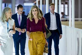 Queen Maxima Visits Radboud University Medical Center - Netherlands