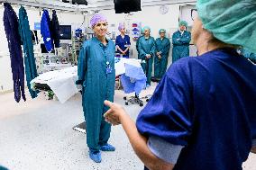 Queen Maxima Visits Radboud University Medical Center - Netherlands