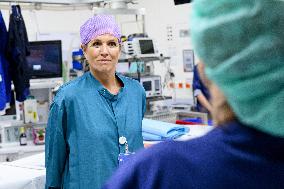 Queen Maxima Visits Radboud University Medical Center - Netherlands