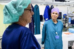 Queen Maxima Visits Radboud University Medical Center - Netherlands