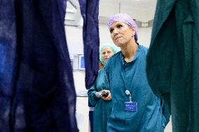 Queen Maxima Visits Radboud University Medical Center - Netherlands