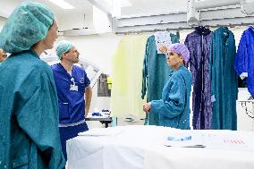 Queen Maxima Visits Radboud University Medical Center - Netherlands