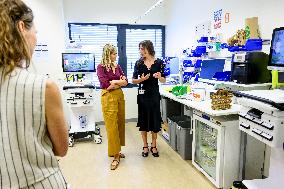 Queen Maxima Visits Radboud University Medical Center - Netherlands