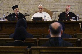 Pope Leo XIV Meets Members Of The Patriarchal Church Of Antioch - Vatican