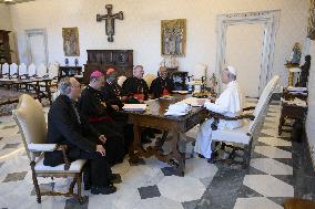 Pope Leo XIV Receives In Private Audience - Vatican