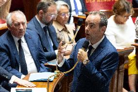 Questions to the government at the National Assembly - Paris RL