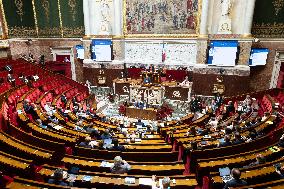 Examination of a PS motion of no confidence against the French prime minister - Paris RL