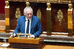 Examination of a PS motion of no confidence against the French prime minister - Paris RL