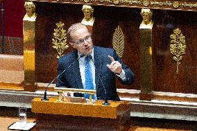 Examination of a PS motion of no confidence against the French prime minister - Paris RL