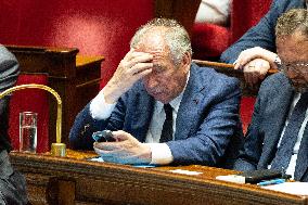 Examination of a PS motion of no confidence against the French prime minister - Paris RL