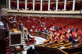 Examination of a PS motion of no confidence against the French prime minister - Paris RL