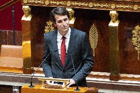 Examination of a PS motion of no confidence against the French prime minister - Paris RL
