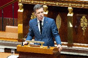 Examination of a PS motion of no confidence against the French prime minister - Paris RL