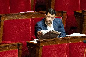Examination of a PS motion of no confidence against the French prime minister - Paris RL