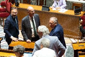 Examination of a PS motion of no confidence against the French prime minister - Paris RL